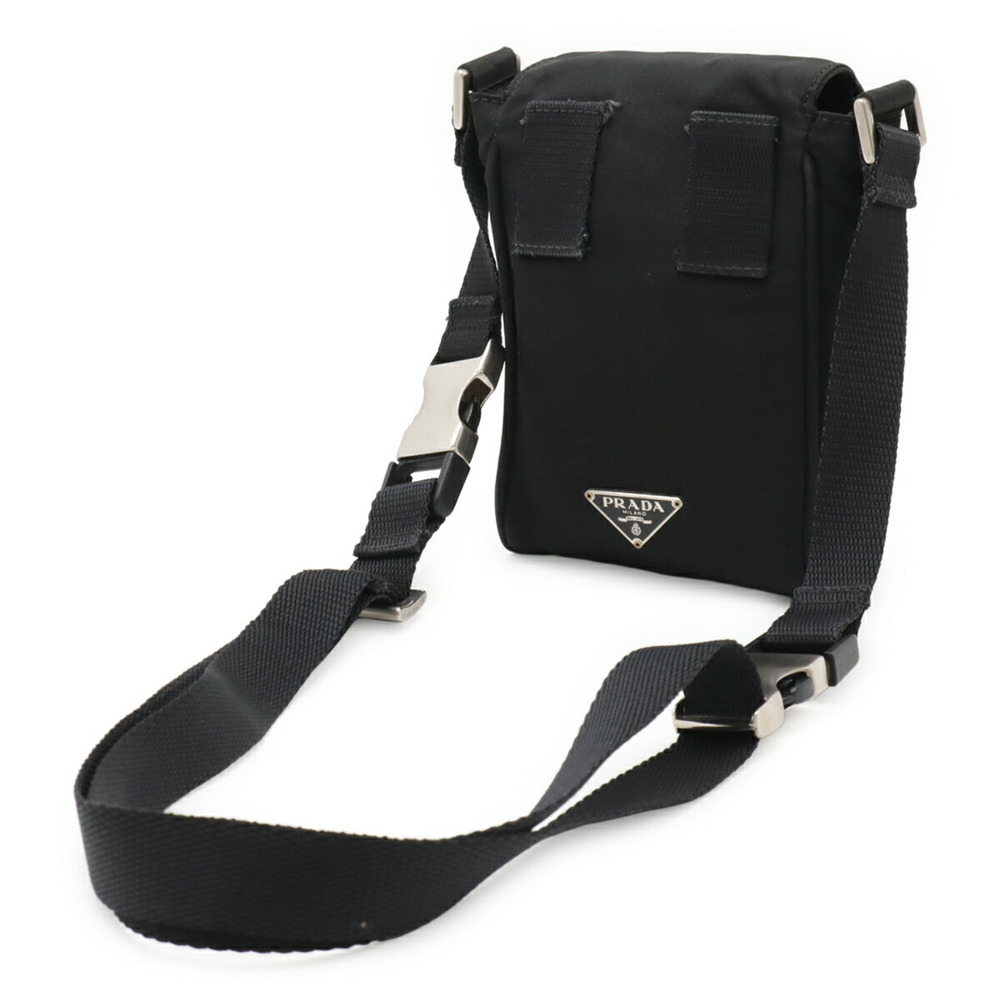 PRADA Leather Pochette Shoulder Bag - Picture 3 of 10